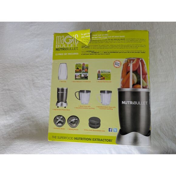 Nutribullet Original Magic Bullet Blender 600W Silver Stainless Steel Blades - Picture 9 of 16